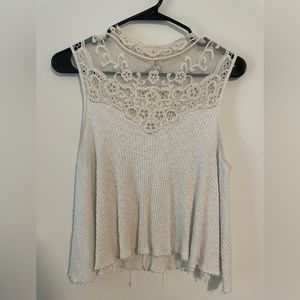 White crop top blouse - Free People - XS